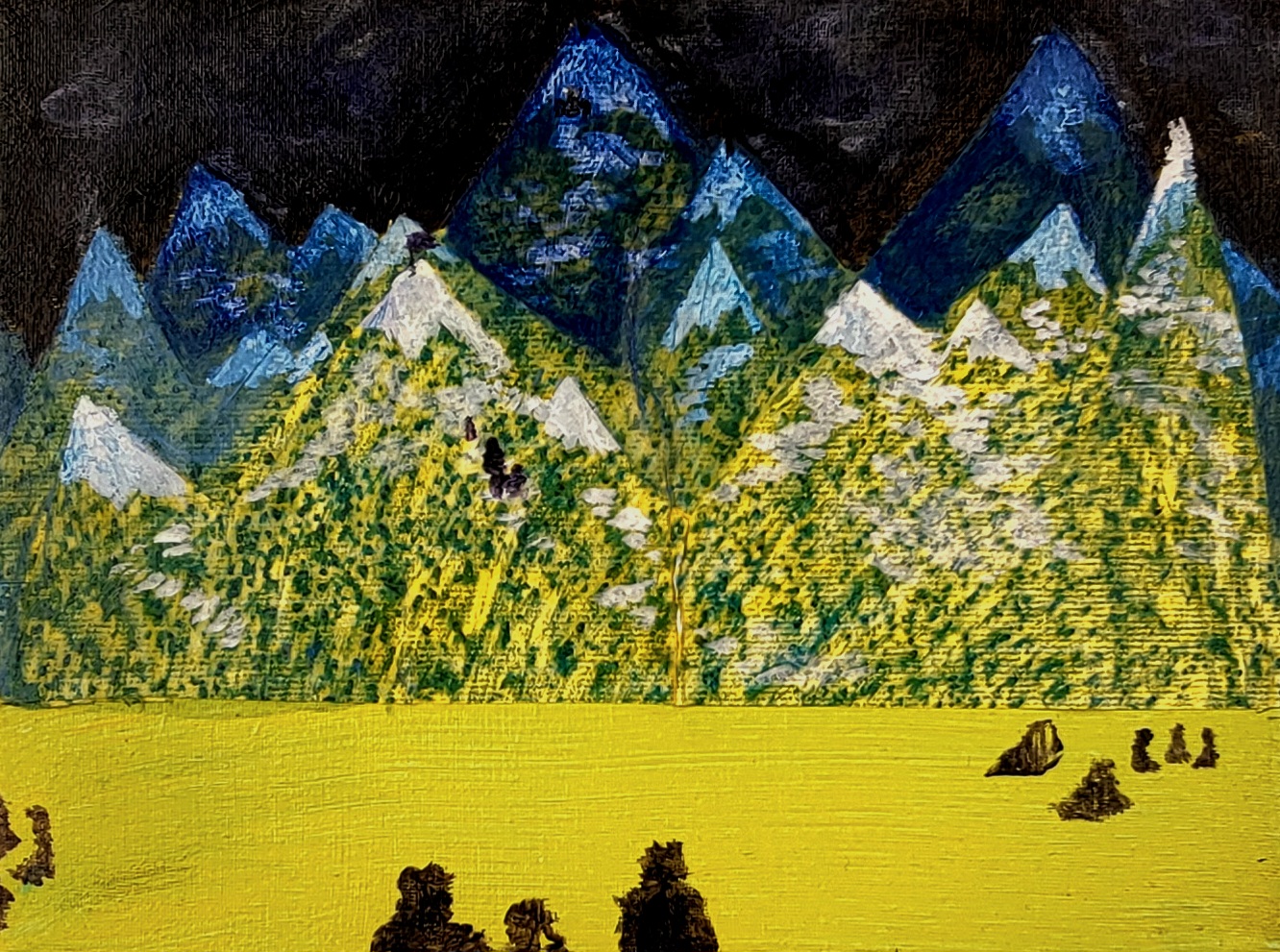 Camping Painting
