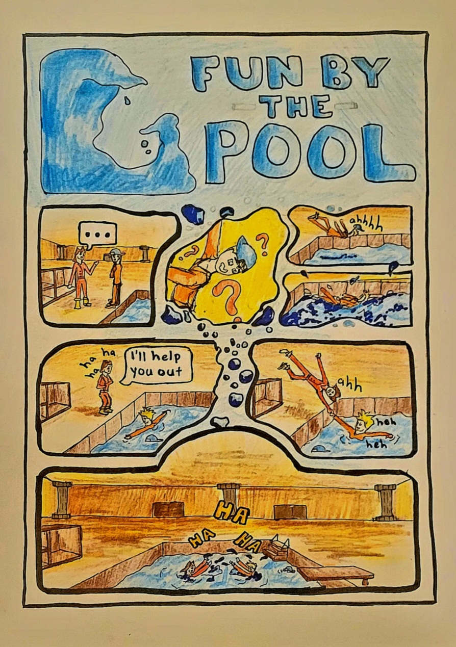 Fun By The Pool Comic